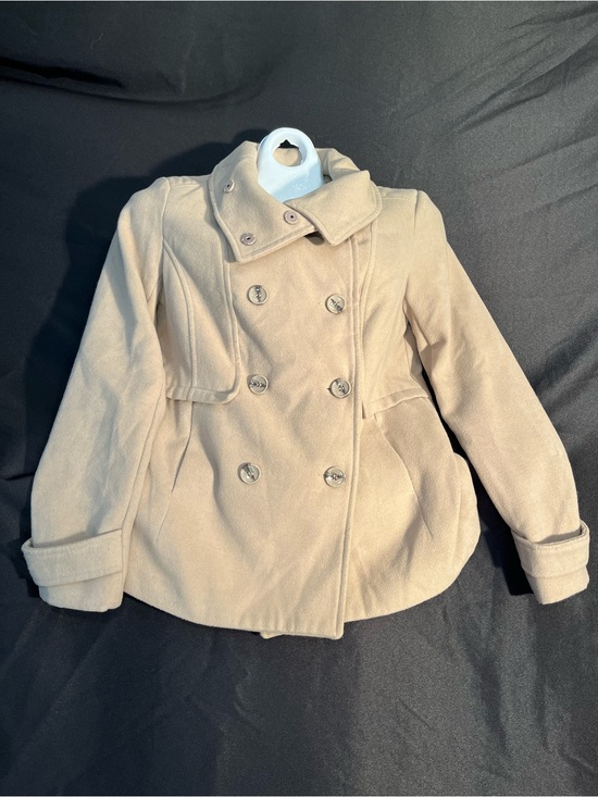 Forever 21 Jackets & Blazers - Forever 21 Light Beige Double Breasted Pea Coat